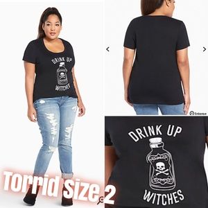 Halloween Drink Up Scoop Tee